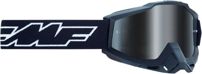 FMF PowerBomb Rocket Black Mirrored Goggles by 100 Percent