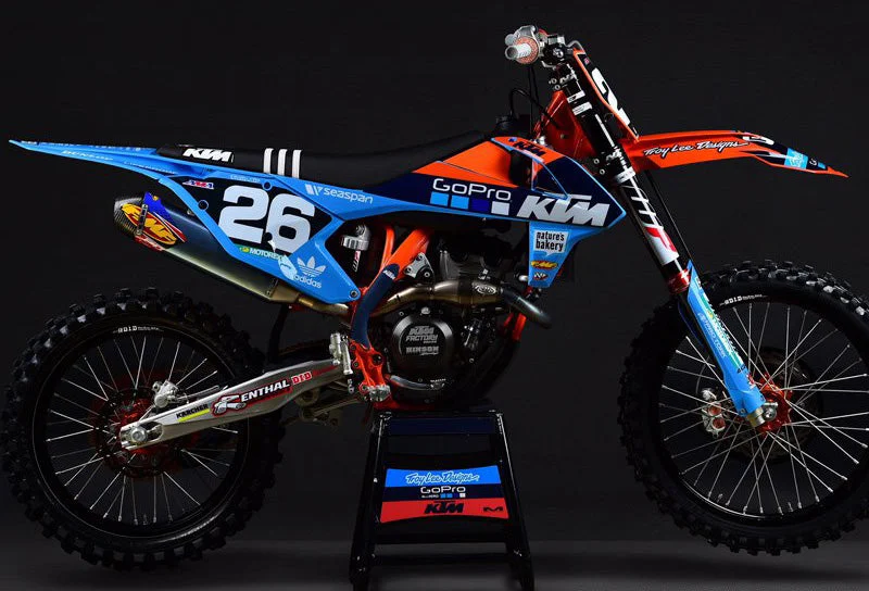 Throttle Syndicate - 2018 TLD Washougal Team Graphics Kit (Blue)