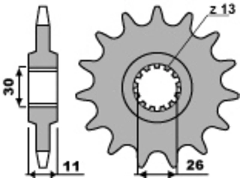 PBR Steel Standard Front Sprocket 2091 - 525