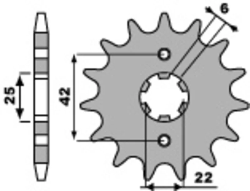 PBR Steel Standard Front Sprocket 278 - 530