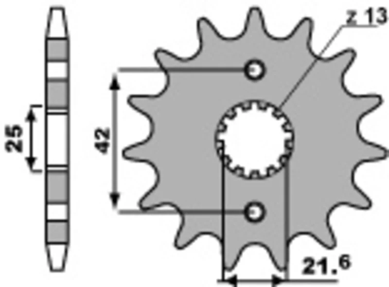 PBR Steel Standard Front Sprocket 513 - 530