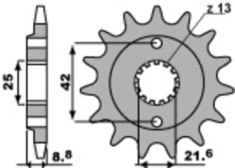 PBR Steel Standard Front Sprocket 525 - 520