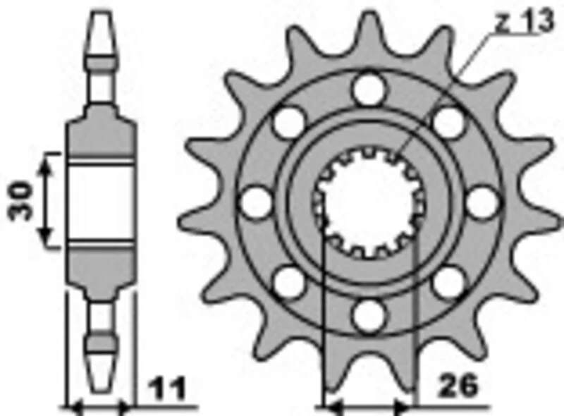PBR Steel Standard Front Sprocket 579M - 520