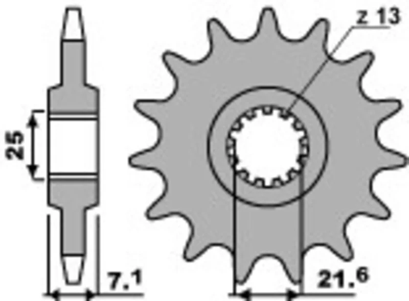 PBR Steel Standard Front Sprocket 585F - 520
