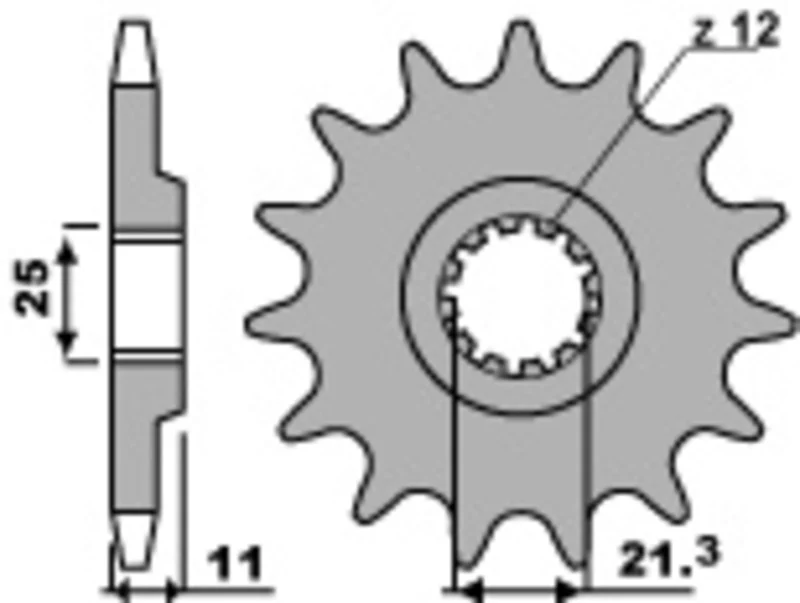 PBR Steel Standard Front Sprocket 727 - 520