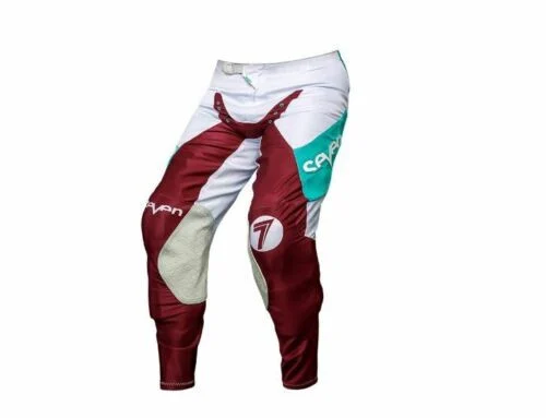 Seven MX Zero Flite Pants - Maroon / Aqualite - Size 30
