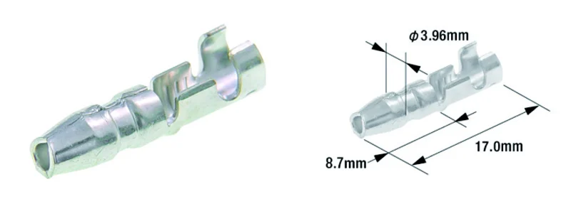 Tourmax Male Terminal Pin Universal Bullet
